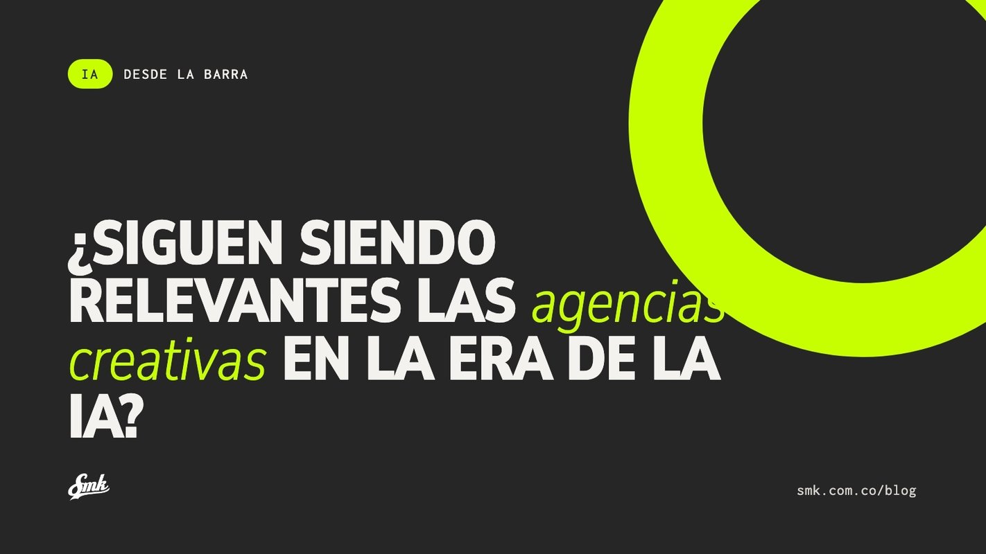 ¿Siguen siendo relevantes las agencias creativas y digitales en la era de la IA?